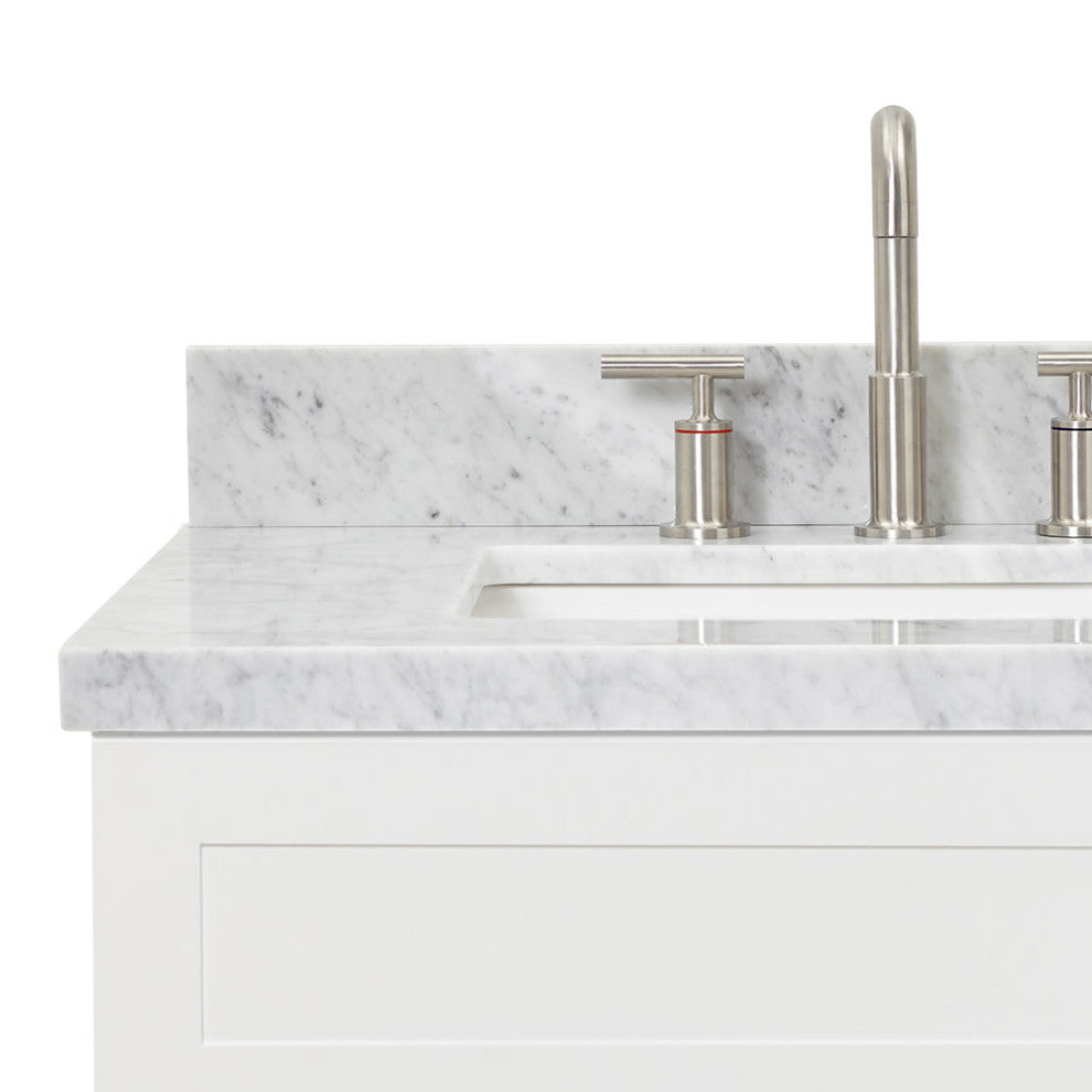 Ariel F031SCWRVO Hamlet 31" - White / Carrara White Top