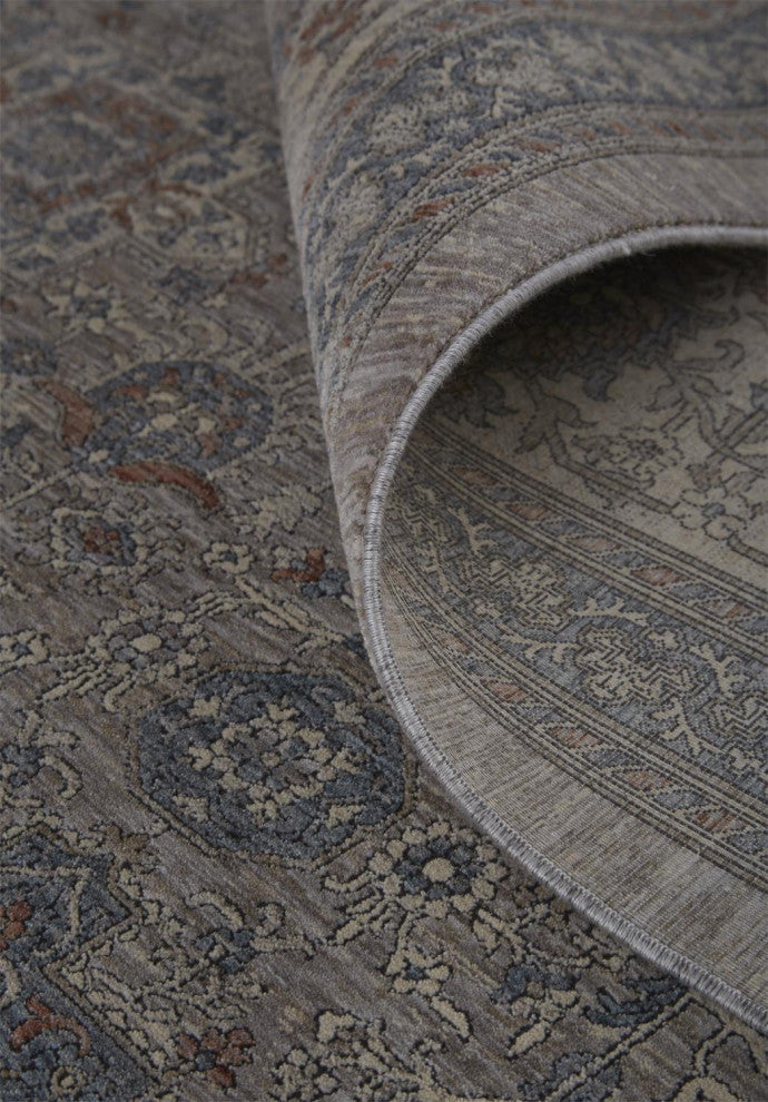Weave & Wander Gilford Gray/Multi 12'x15' Power Loomed Area Rug