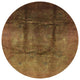 Ahgly Company Indoor Round Mid-Century Modern Area Rugs, 4' Round
