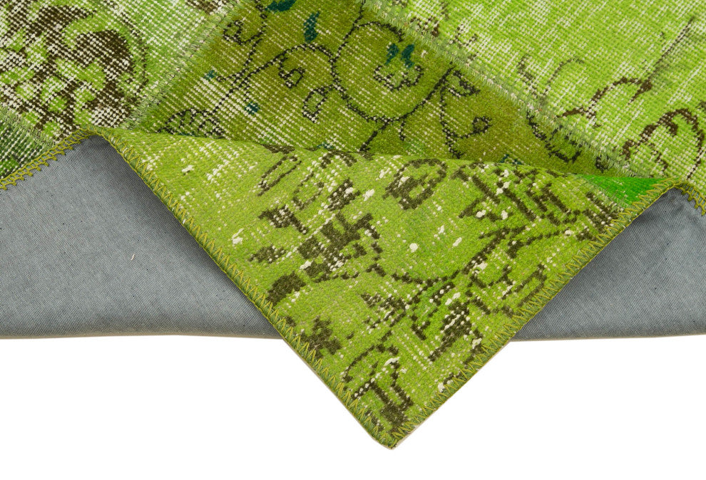 Rug N Carpet - Handwoven Oriental 2' 10" x 10' 0" Boho Patchwork Runner Rug