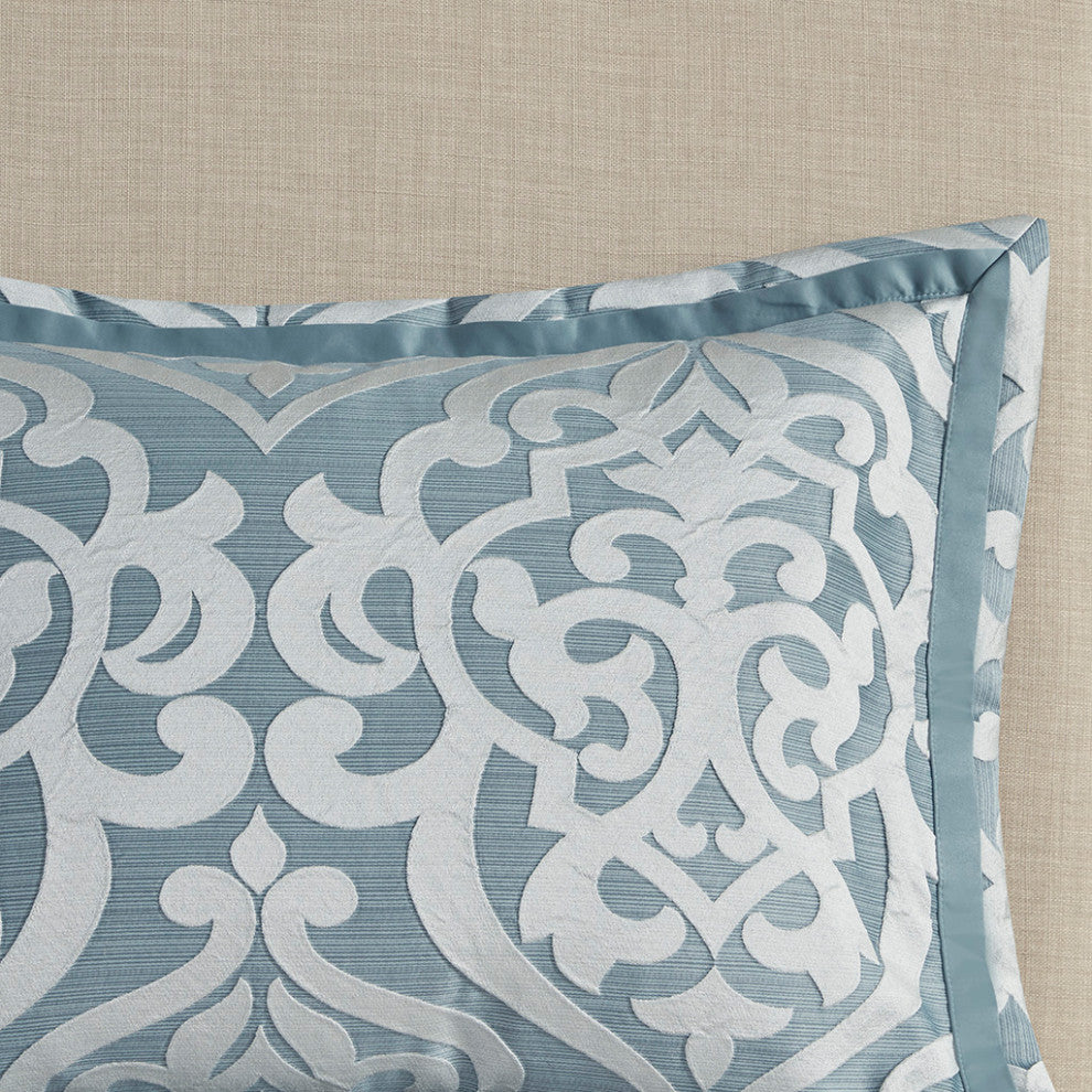 Madison Park Odette 8 Piece Jacquard Comforter Set