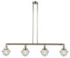 INNOVATIONS LIGHTING 214-PN-S-G534-LED 4 Light Dimmable LED Island Light