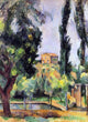 Paul Cezanne The Jas de Bouffan, 18"x27" Gallery Wrapped Canvas Print