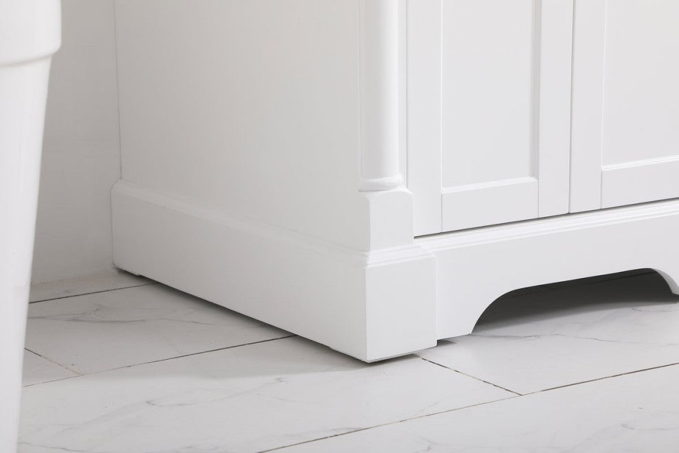Home Living 24" Single Bathroom Vanity, White