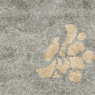 Safavieh Florida Shag 6' X 9' Power Loomed Rug in Gray and Beige