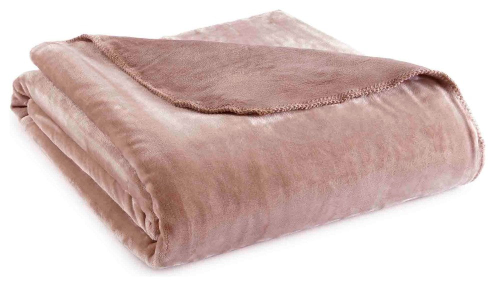 Ultra Velvet Soft Blanket, Latte, Twin