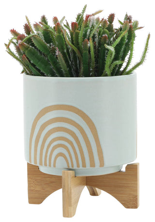 2-Piece Set Arch Planter With Stand, Mint