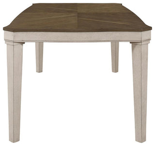 Ronnie Starburst Dining Table Nutmeg and Rustic Cream