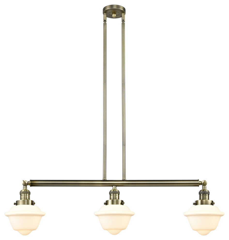 Innovations Lighting 213-Ab-S-G531-Led 3 Light Dimmable Led 40" Island Light