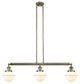 Innovations Lighting 213-Ab-S-G531-Led 3 Light Dimmable Led 40" Island Light
