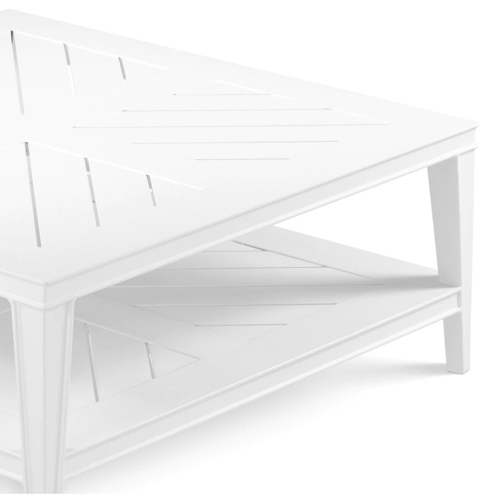 Square White Outdoor Coffee Table | Eichholtz Bell Rive