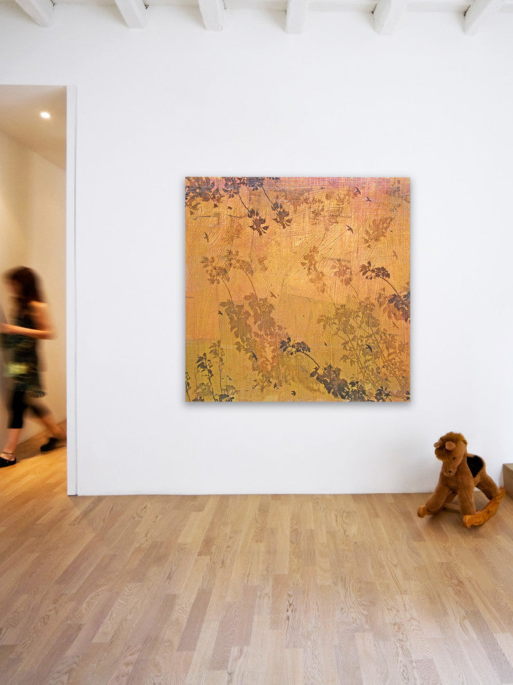 "Sapiro" Painting Print on Canvas by Tracy Silva Barbosa