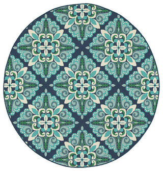 Meridian 2206B, Blue/Green, 8'6"x13'0"
