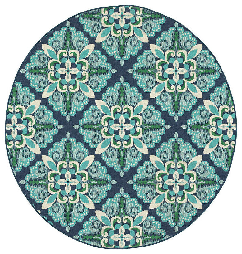 Meridian 2206B, Blue/Green, 8'6"x13'0"