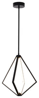 Bethel International WE01C18BK 4-Light LED Chandelier, Black