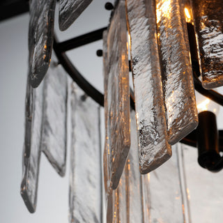 Maxim 21833AG Warren 4 Light 18"W Semi-Flush Ceiling Fixture / - Dark Bronze