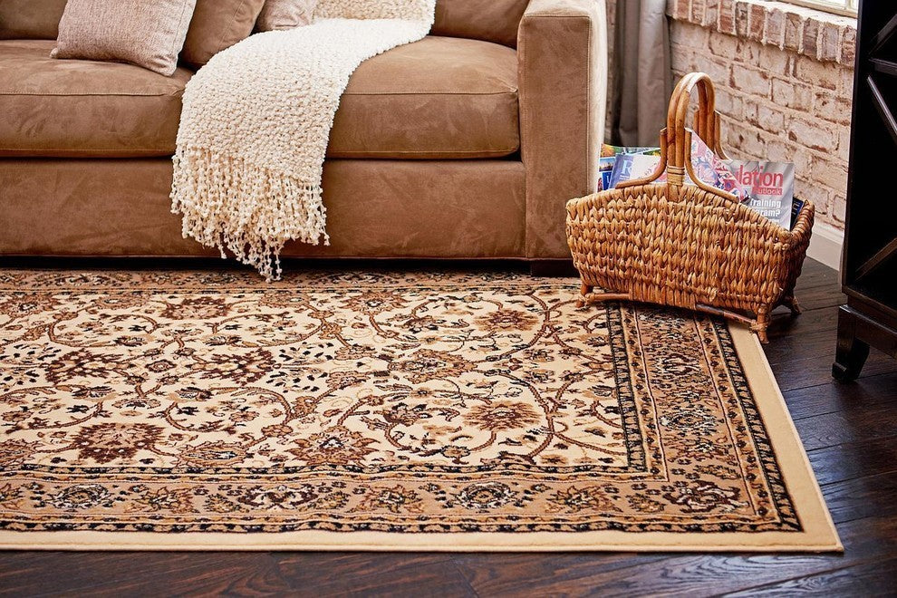 Unique Loom Ivory Washington Sialk Hill 2'' 2 x 8'' 2 Runner Rug
