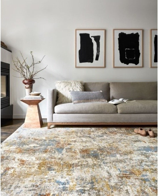 Landscape Area Rug, Multi, 2'2"x10'6"