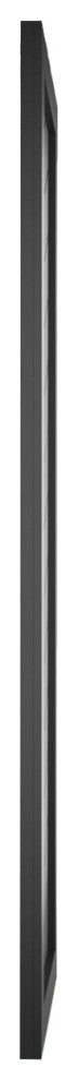 15"W True Fit PVC Single Panel Chevron Modern Style, Black, 60"H