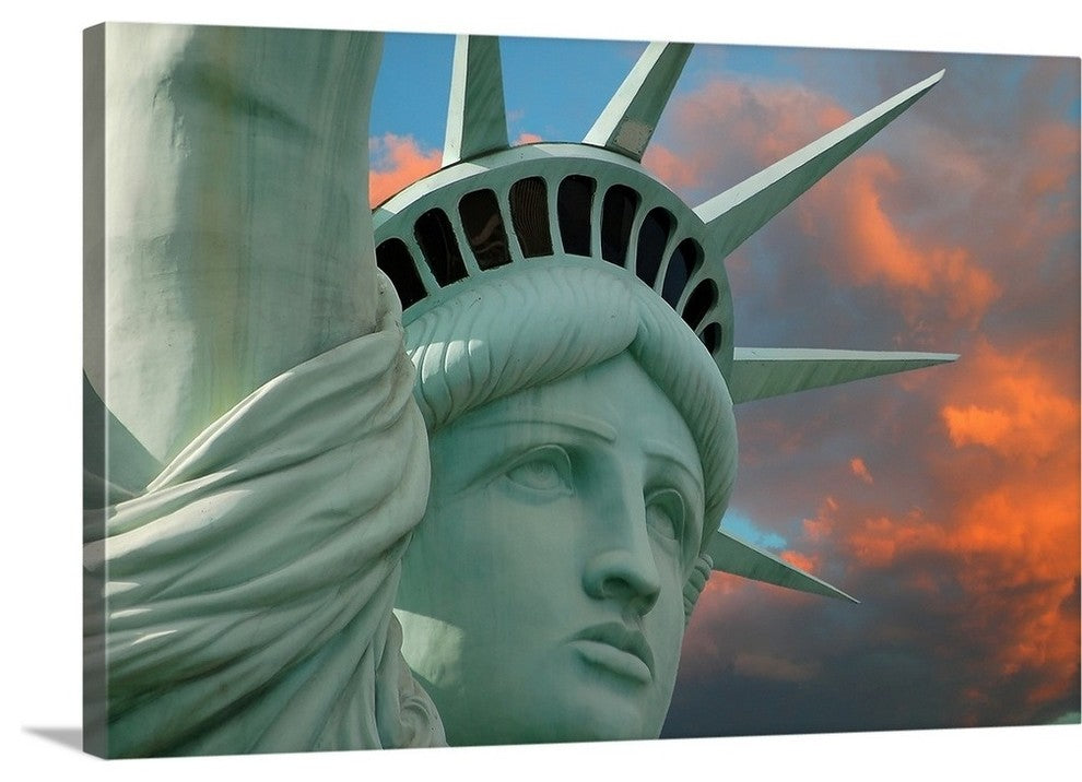 "Lady Liberty" Wrapped Canvas Art Print, 36"x24"x1.5"