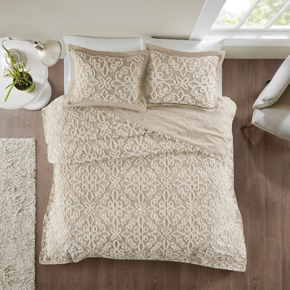 Madison Park Sabrina 3 piece Tufted Cotton bedspread set