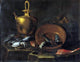 Giuseppe Recco Still-Life with Fish, 21"x28" Gallery Wrapped Canvas Print