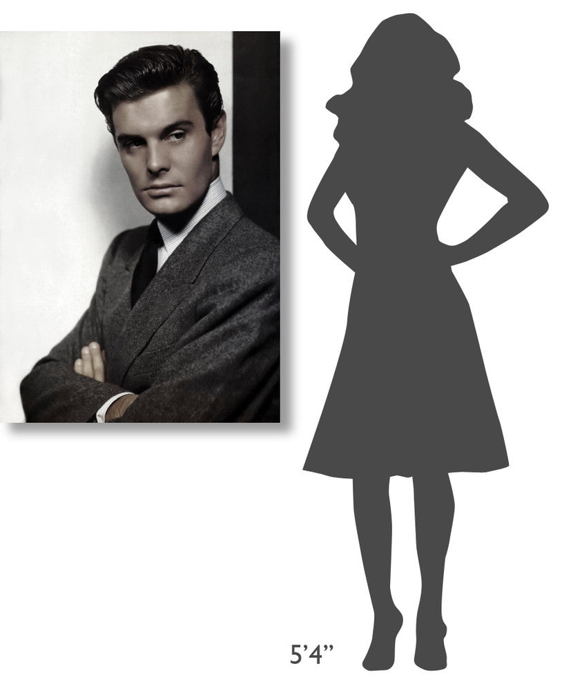 "Louis Jourdan" Stretched Canvas Giclee by Hollywood Photo Archive, 29x40"
