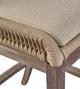 Fiddler Mahogany Counter Stool, Light Buff