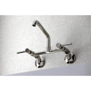KS823PN Concord Two-Handle Wall-Mount Kitchen Faucet, Polished Nickel