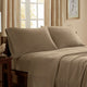 Peak Performance Knitted Micro Fleece Solid Sheet Set, Mink, Twin