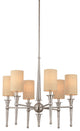 ALLURE chandelier Brushed Nickel 6x40W