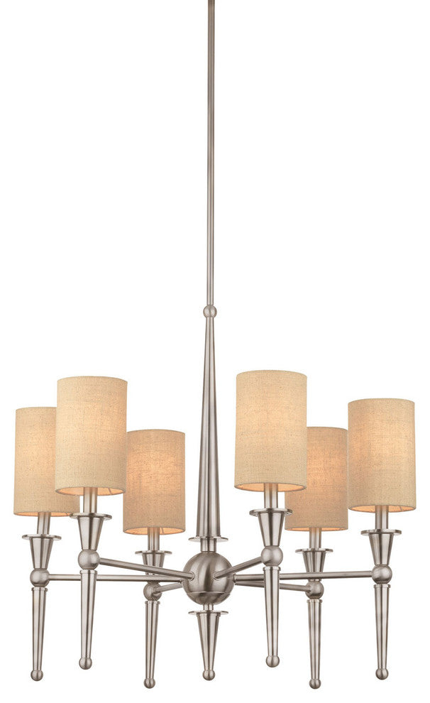 ALLURE chandelier Brushed Nickel 6x40W
