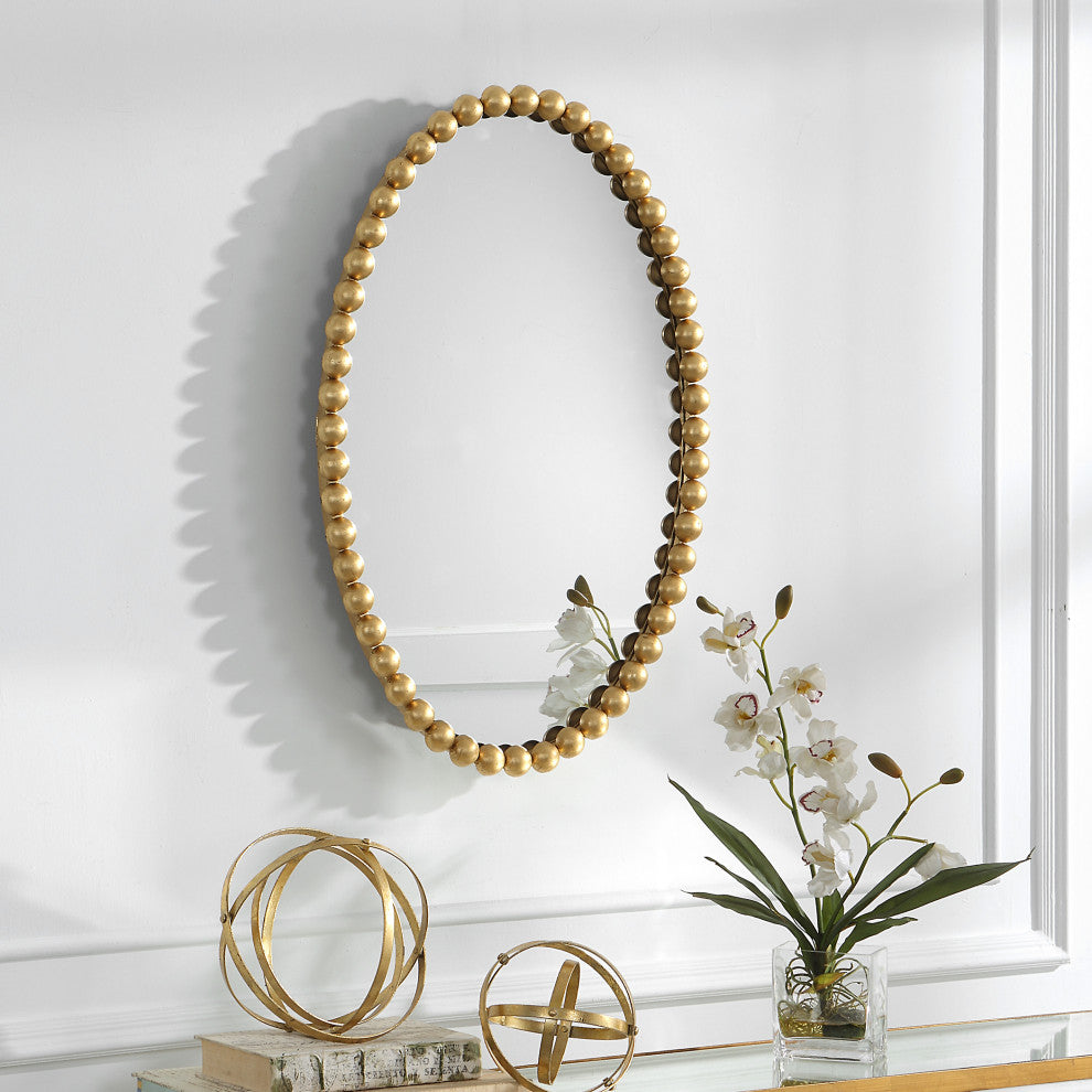 Uttermost Serna Gold Oval Mirror