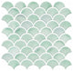 Aqua Scallop Peel And Stick Backsplash