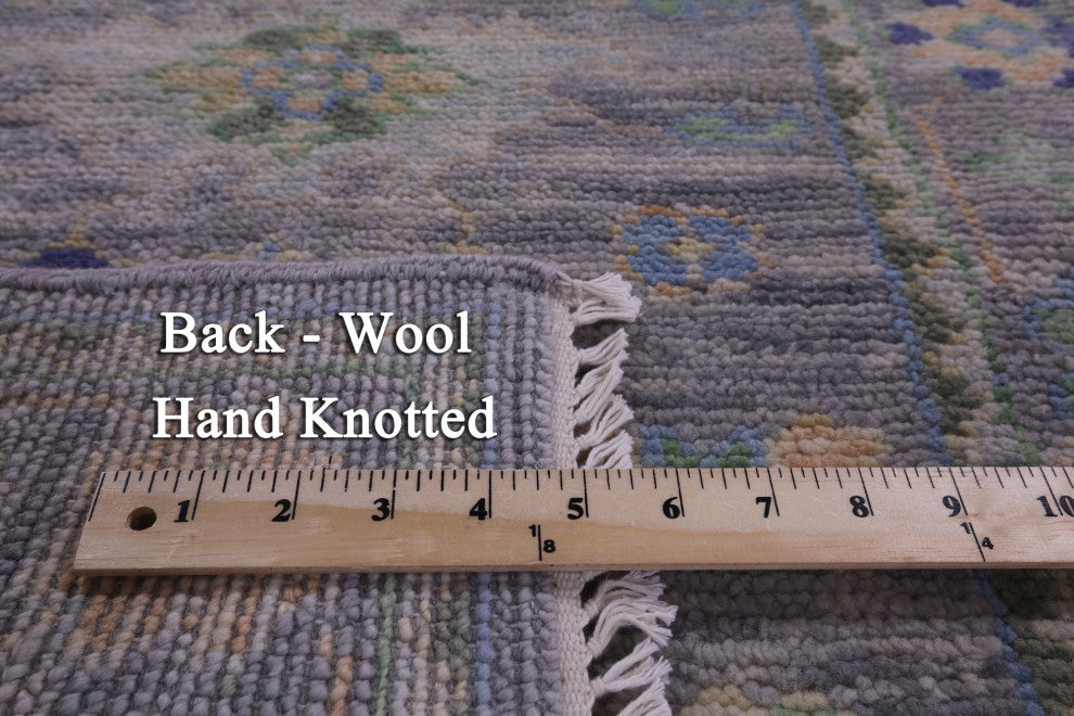 2' 7" X 7' 11" Handmade Turkish Oushak Wool Runner Rug - Q14995