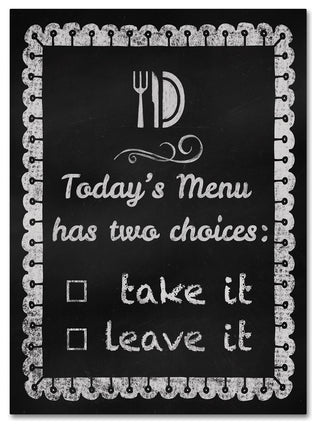 Tina Lavoie 'Today's Menu' Canvas Art, 14" x 19"