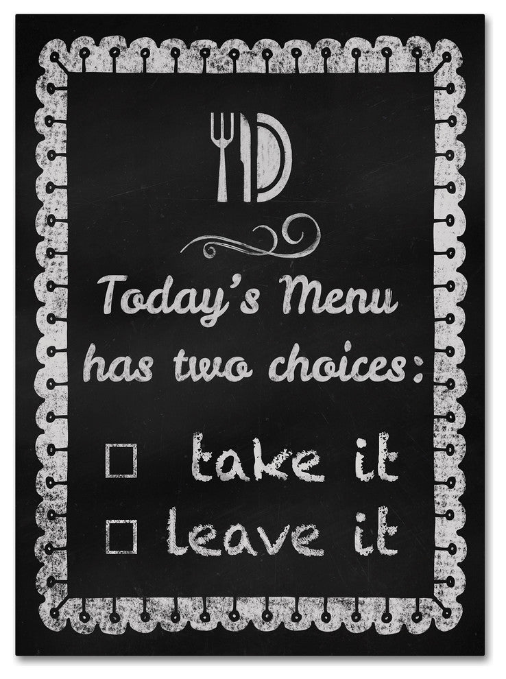 Tina Lavoie 'Today's Menu' Canvas Art, 14" x 19"