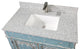 36" Litchfield Light Blue Bathroom Vanity