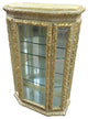 Infinity Upholstered-top Curio Cabinet