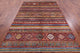 Handmade Khorjin Super Kazak Wool Rug 6' 8" X 9' 10" Q10742