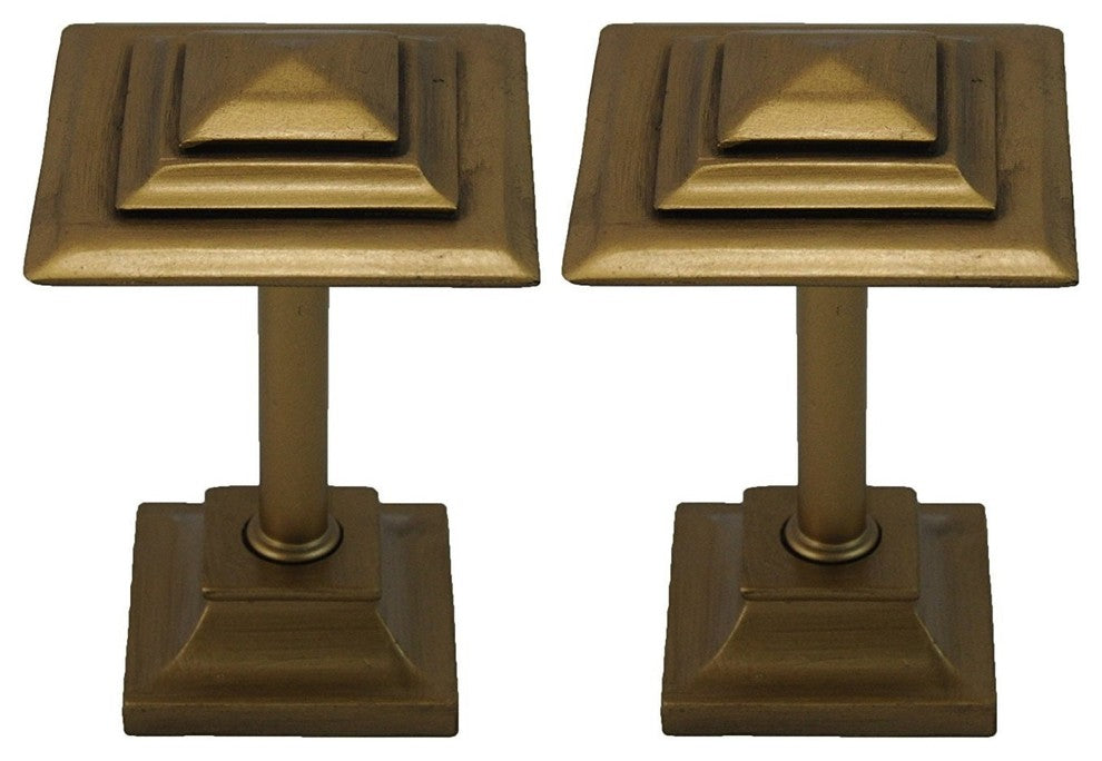 Rockwell Drapery Medallion Holdback, Gold, Set of 2