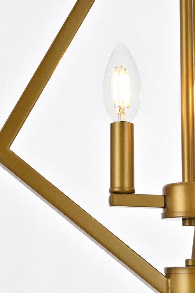 Isla 3-Light Pendant, Brass