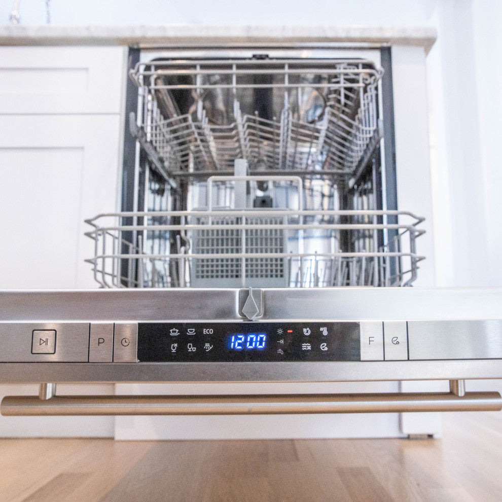 24" Top Control Dishwasher, DuraSnow With Stainless Steel Tub DW-SN-24