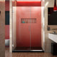 DreamLine Unidoor Plus 51.5" to 52"x72" Hinged Shower Door, Chrome