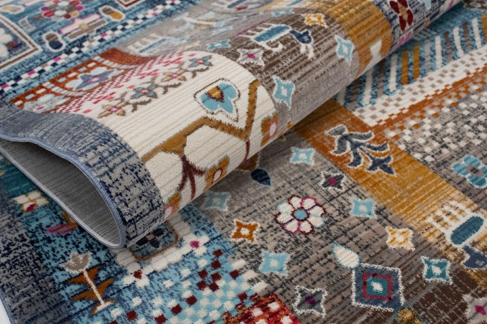 Noori Rug Latif Leslee Blue/Brown Rug