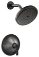 Moen Doux 2.5 GPM Posi-Temp Pressure Balance Shower Trim, Matte Black