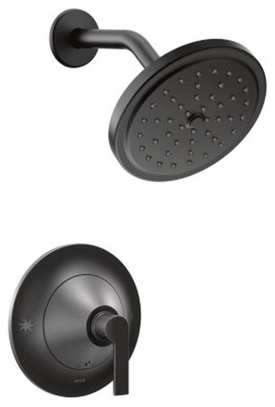 Moen Doux 2.5 GPM Posi-Temp Pressure Balance Shower Trim, Matte Black