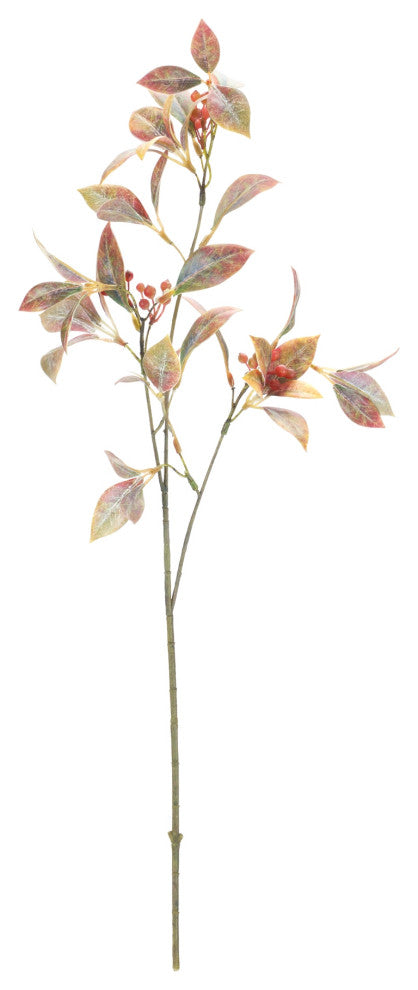 Harvest Leaf Spray with Berries, Set of 6