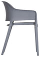 First of A Kind Faro Outdoor Dining Chair Charcoal Gray