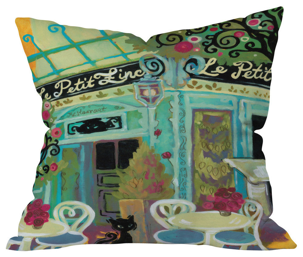 Natasha Wescoat Le Petit Zinc Outdoor Throw Pillow, 16x16x4